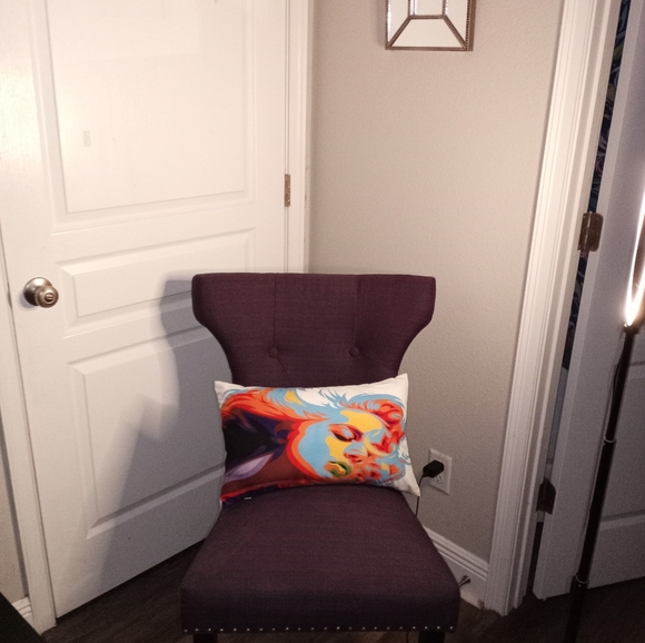 Artistic Lumbar Accent Throw Pillow | 12in x 19in | 2-Sided - Picture 3 of 6